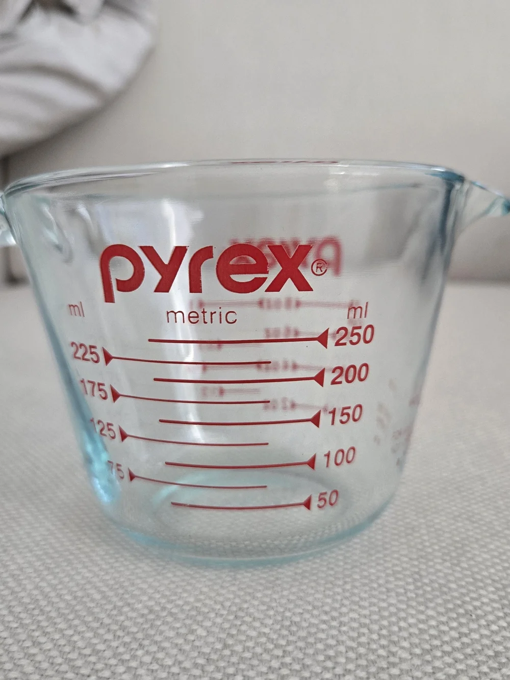 Pyrex clear glass